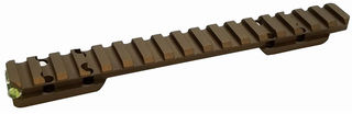 Talley Picatinny Rail 20 MOA Anti-Cant Base in Hells Canyon Fits Browning X-Bolt Long Action